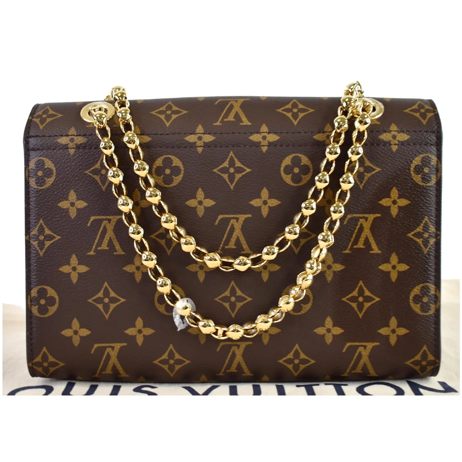 LOUIS VUITTON Victoire Monogram Canvas Crossbody Bag Navy