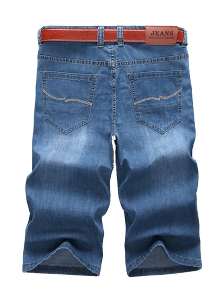 Male Summer Oversized Thin Short Denim Pants