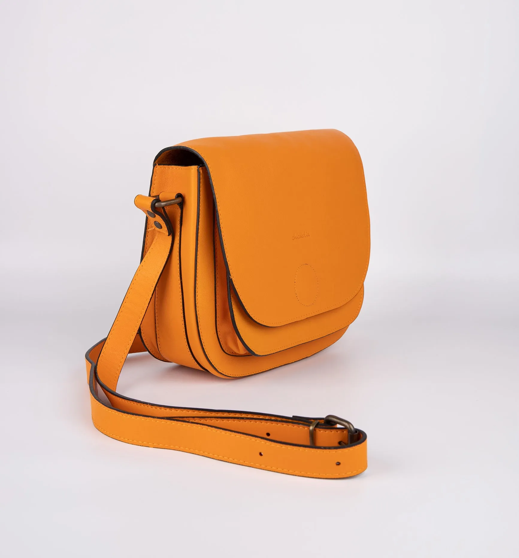 Medium-Sized Crossbody Bag - Orange