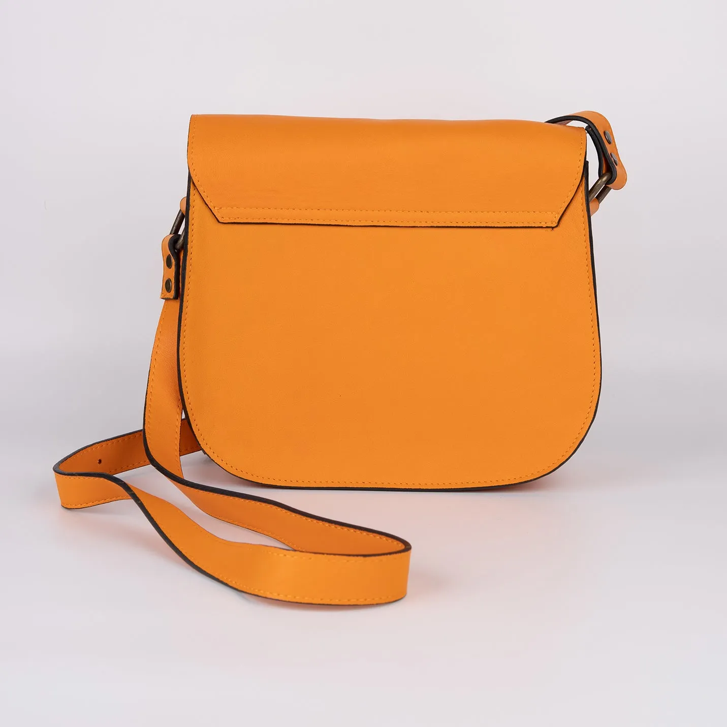 Medium-Sized Crossbody Bag - Orange