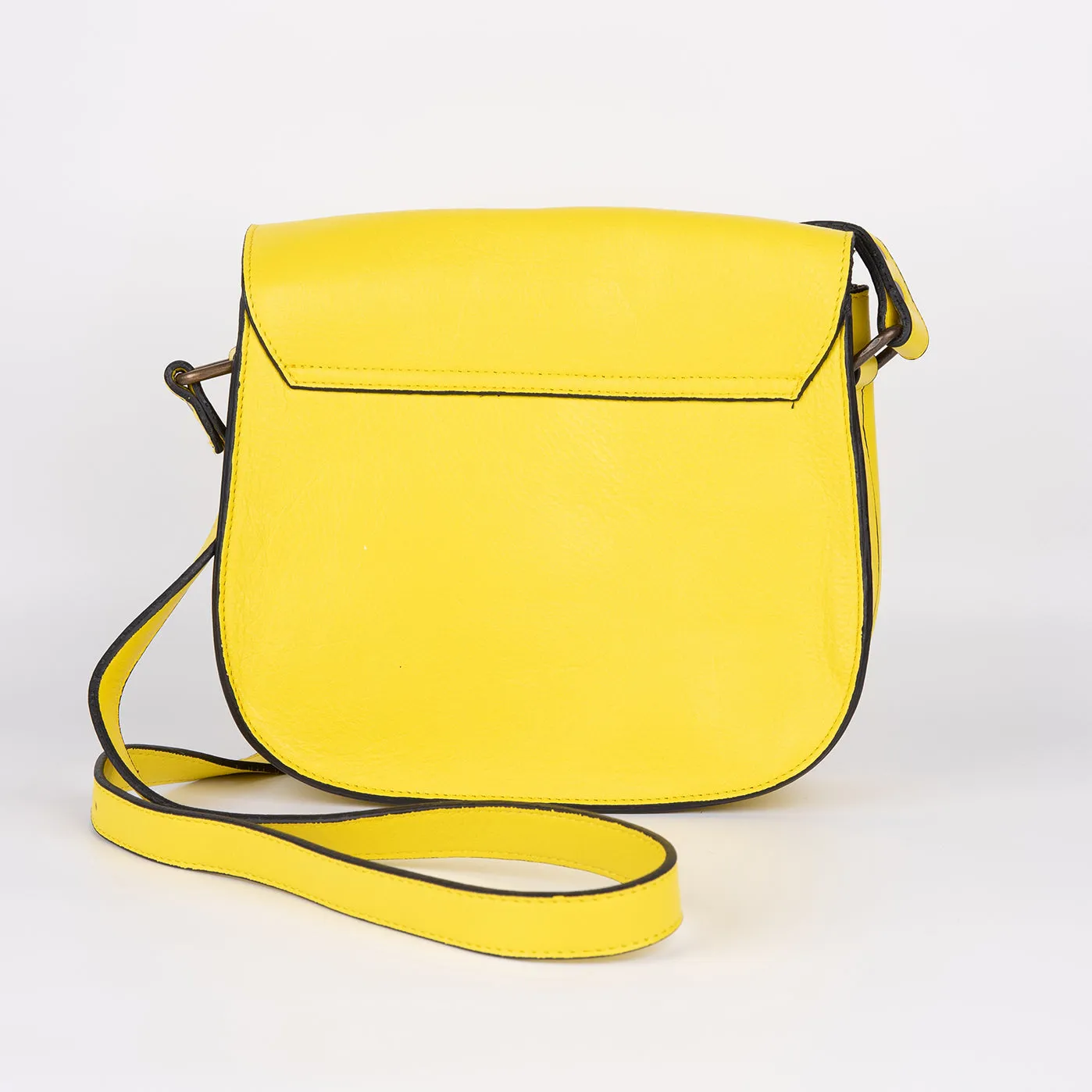 Medium-Sized Crossbody Bag - Yellow