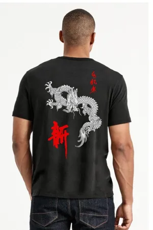 Men's Asian Fighting Dragon Tee Shirt