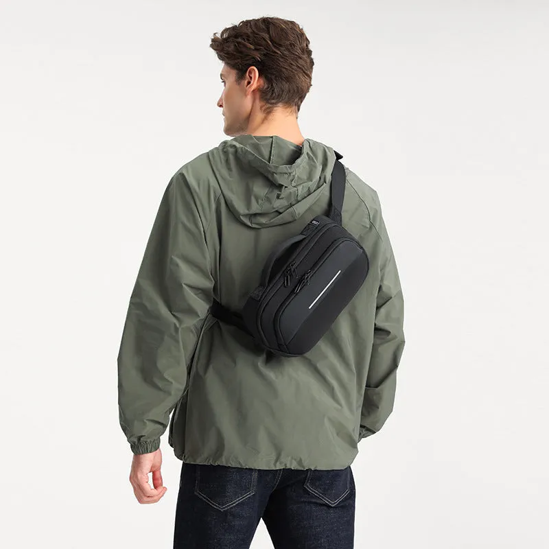 Men's Camouflage Waterproof Large Capacity Business Slanted Bags
