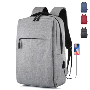 Men's Computer Printable Gift Business Rechargeable Backpacks