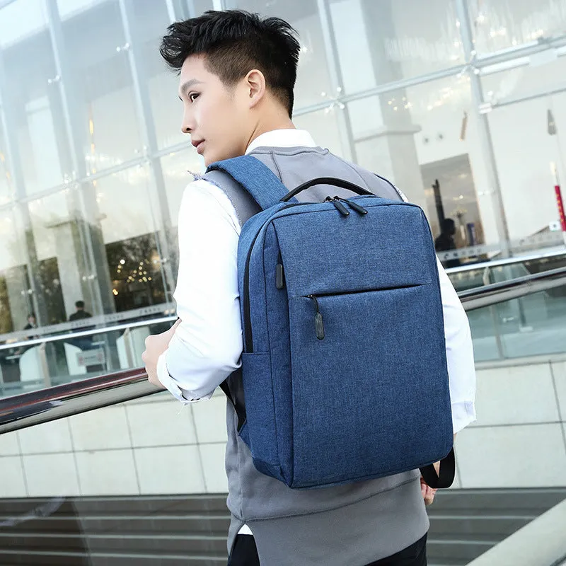 Men's Computer Printable Gift Business Rechargeable Backpacks