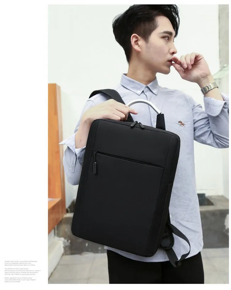 Men's Computer Printable Gift Business Rechargeable Backpacks