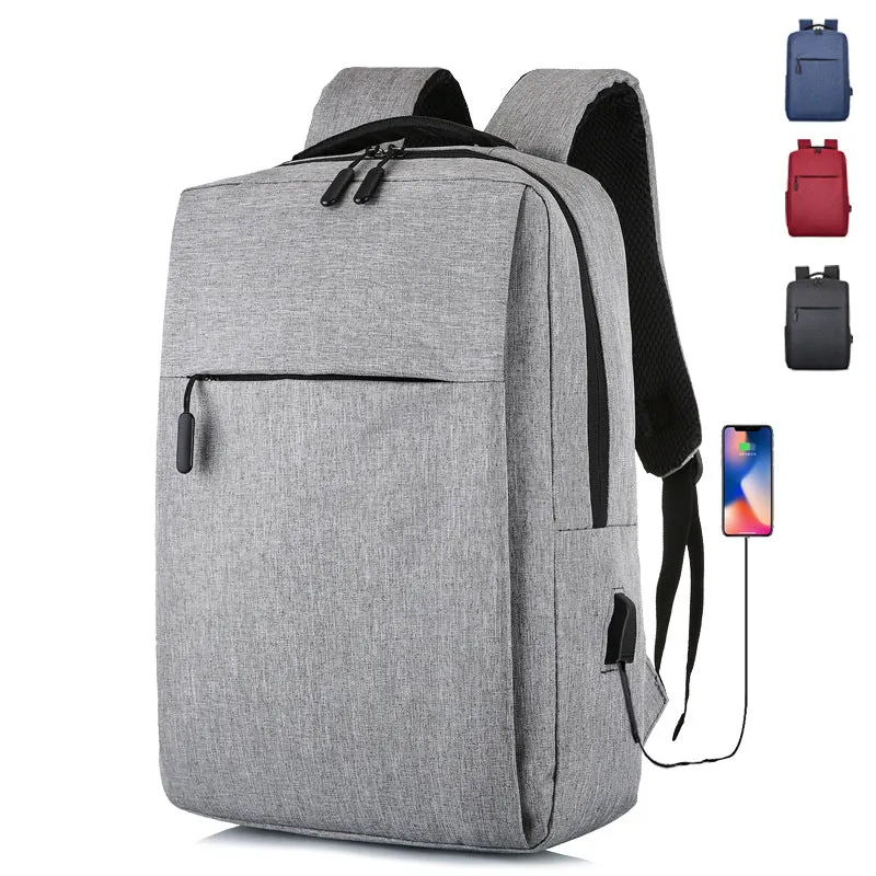 Men's Computer Printable Gift Business Rechargeable Backpacks
