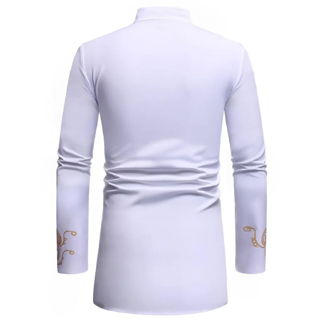 MEN'S ETHNIC PATTERN SHIRT
