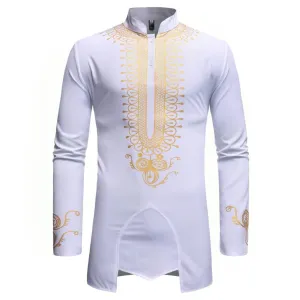 MEN'S ETHNIC PATTERN SHIRT