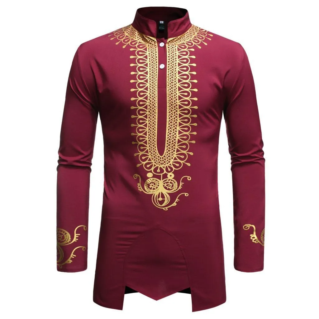 MEN'S ETHNIC PATTERN SHIRT
