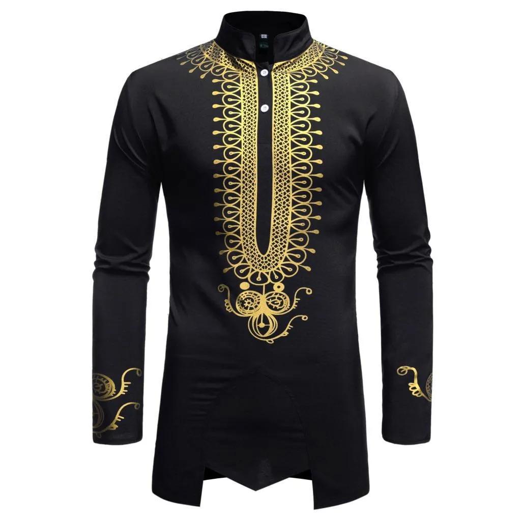 MEN'S ETHNIC PATTERN SHIRT