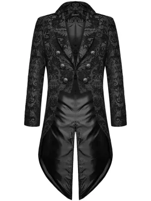 Men's Gothic Steampunk Halloween Cosplay Party Tailcoat