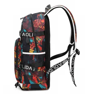 Men's High Thermal Transfer Printing Waterproof Computer Backpacks