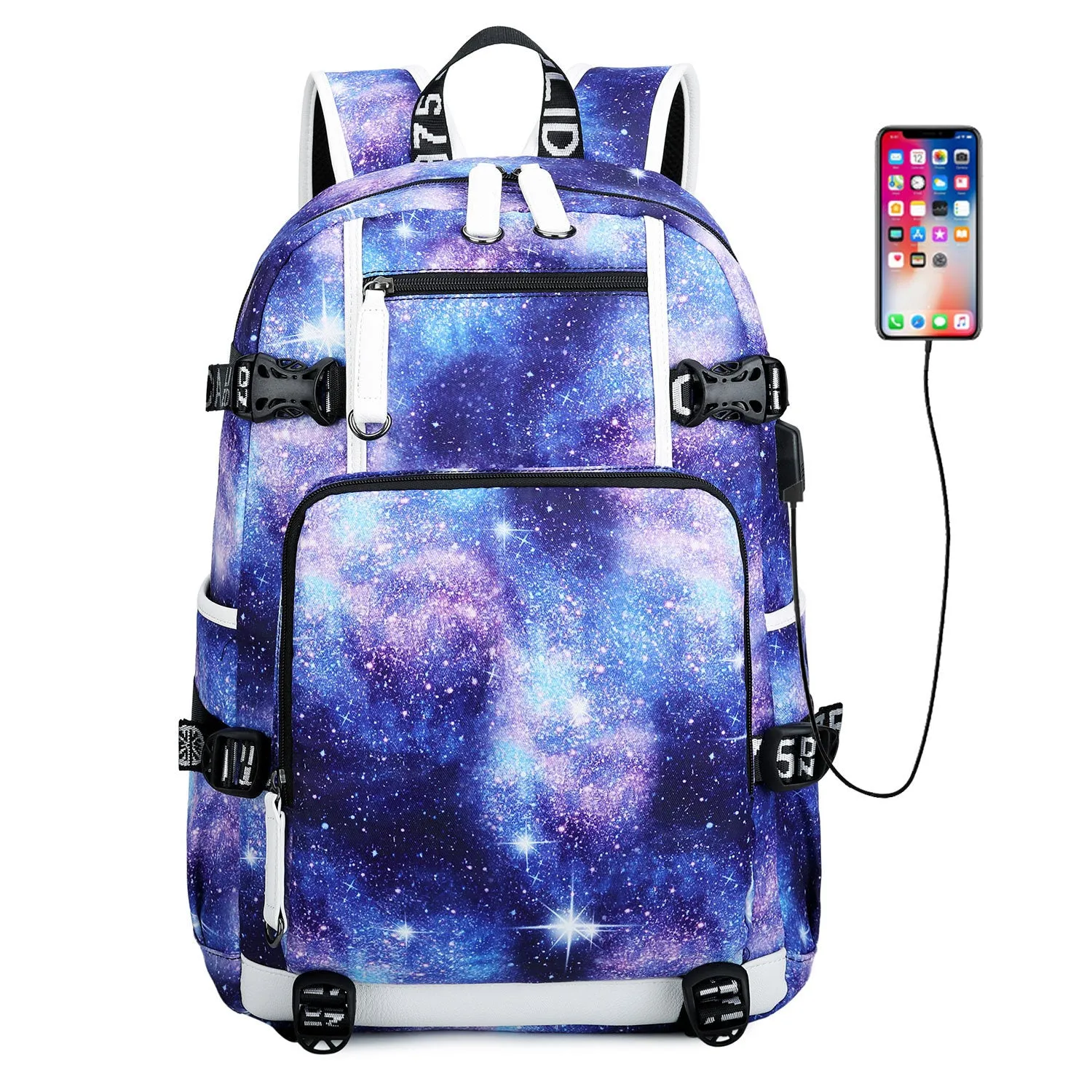 Men's High Thermal Transfer Printing Waterproof Computer Backpacks