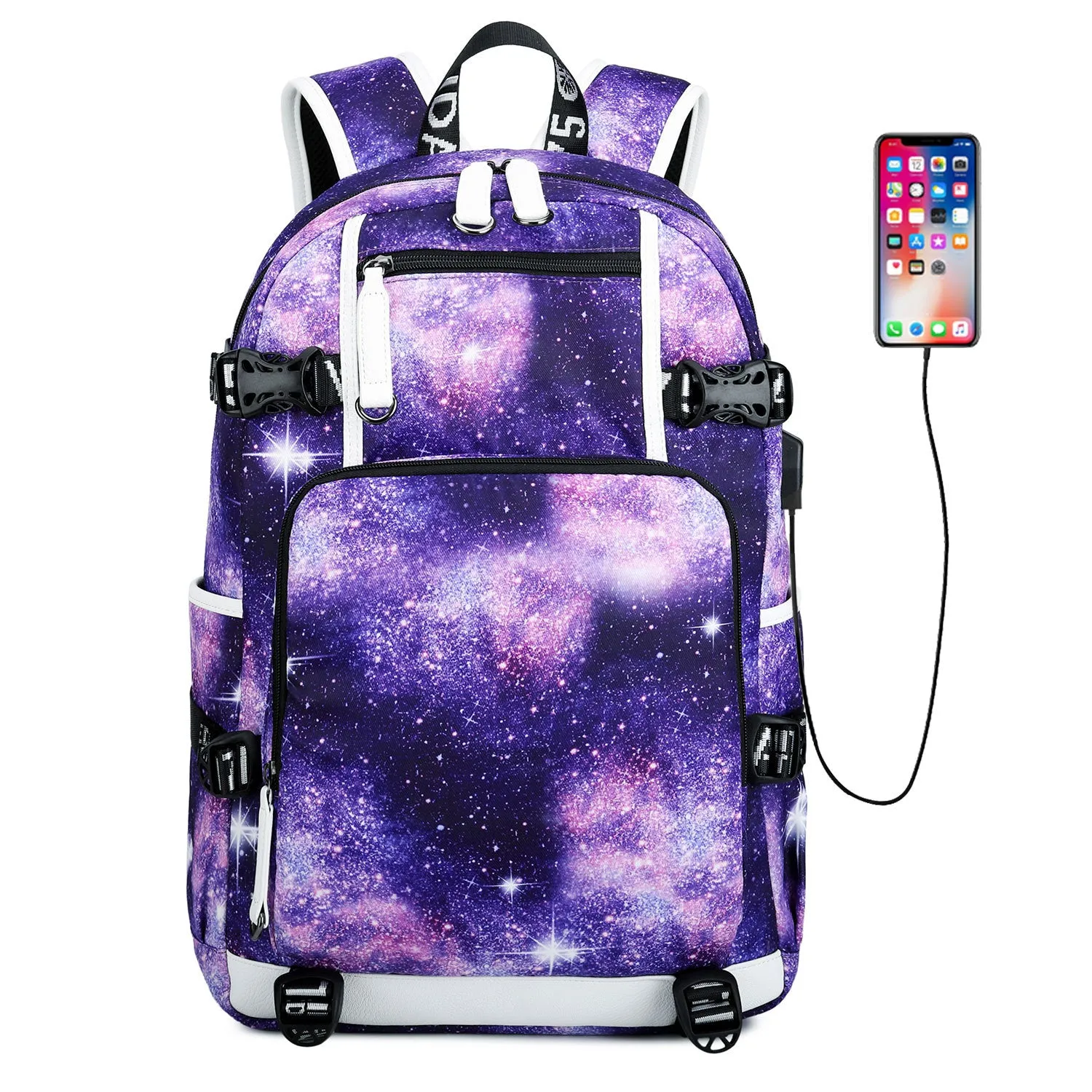 Men's High Thermal Transfer Printing Waterproof Computer Backpacks