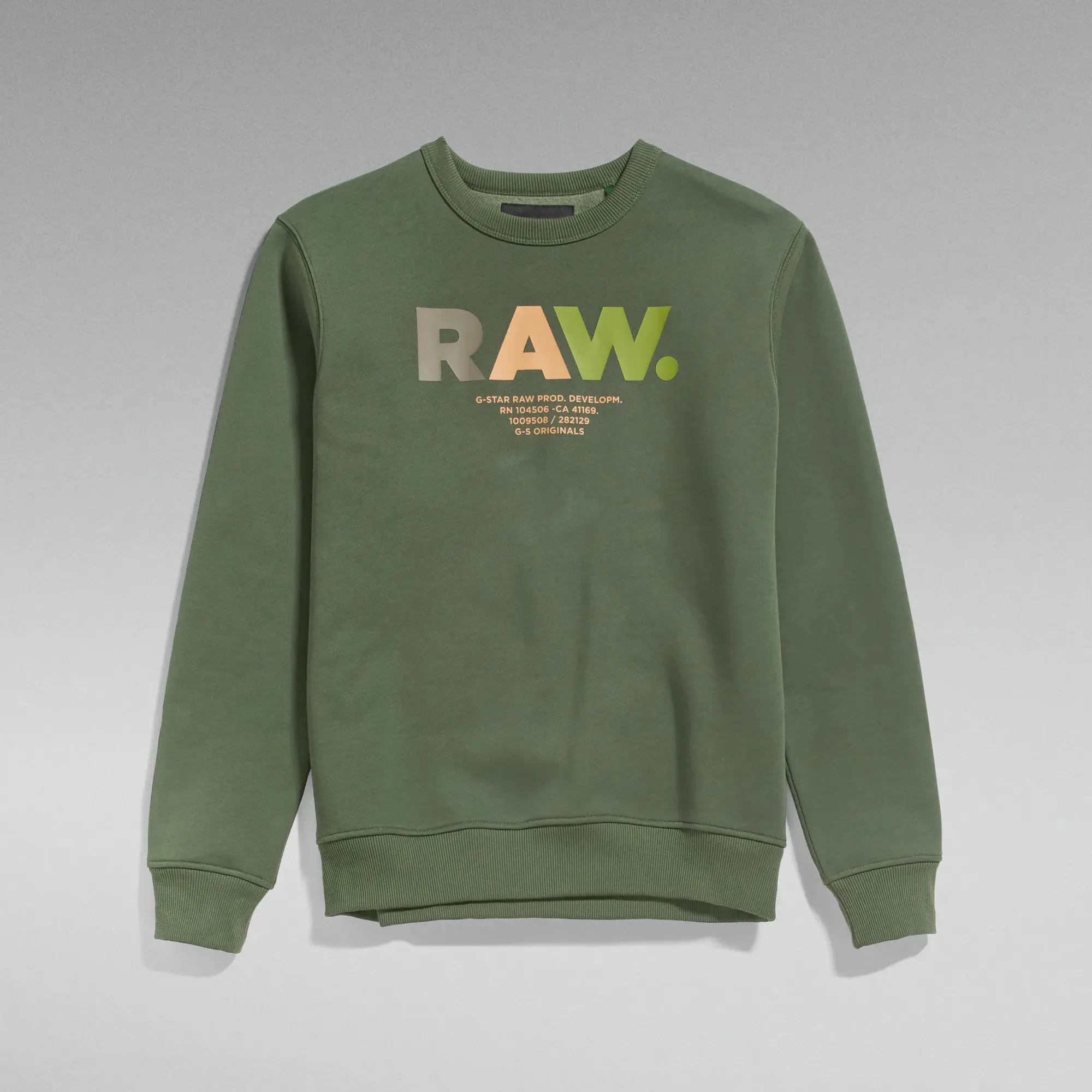 Men's Multi Colored Raw Sweatshirt