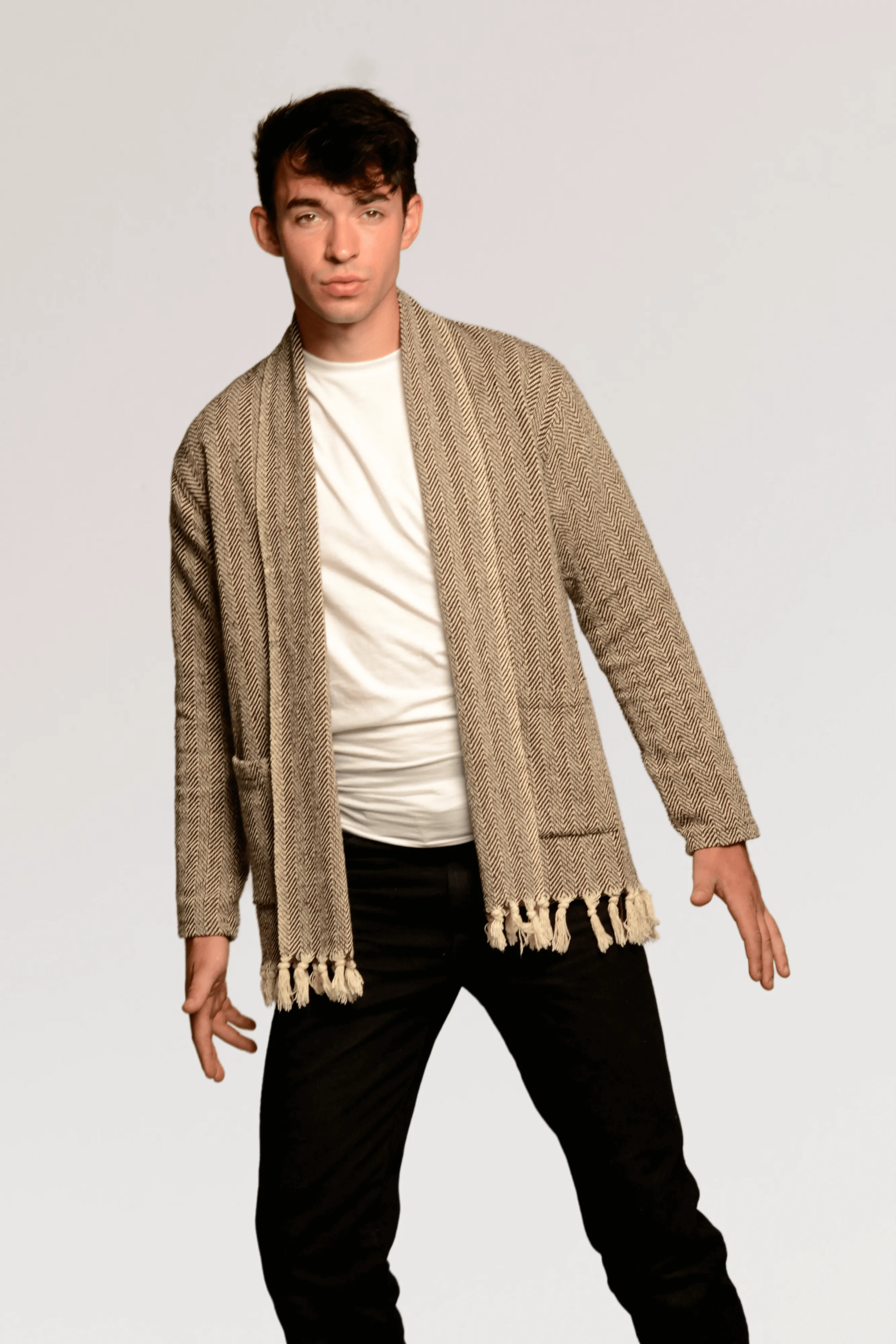 Men's Neutral Cardigan