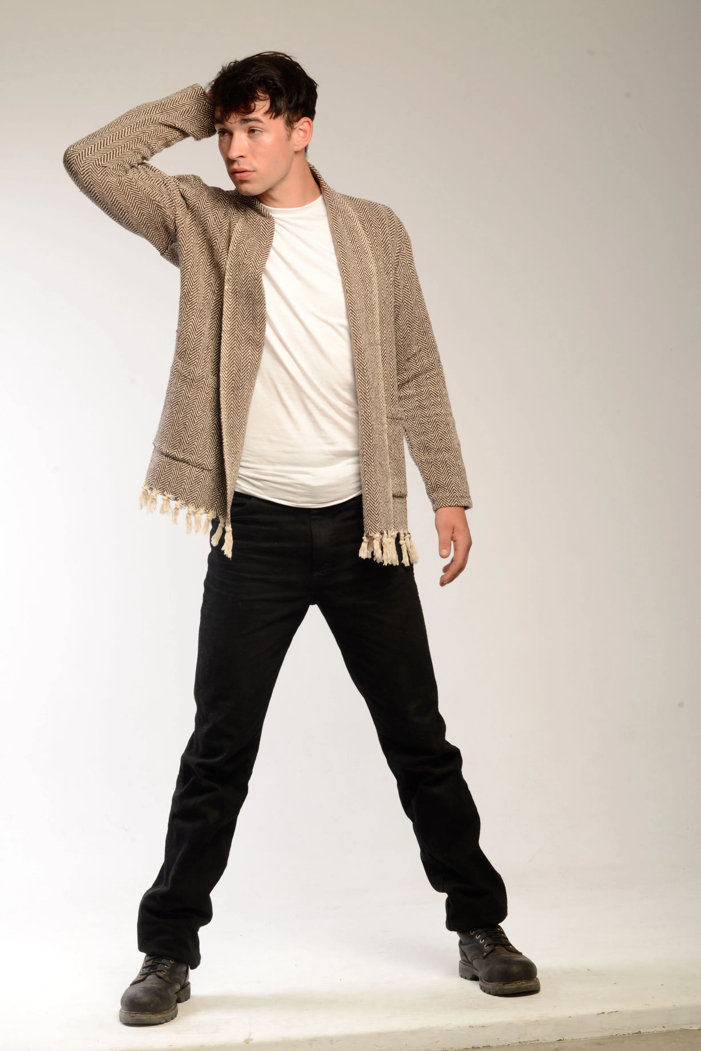 Men's Neutral Cardigan