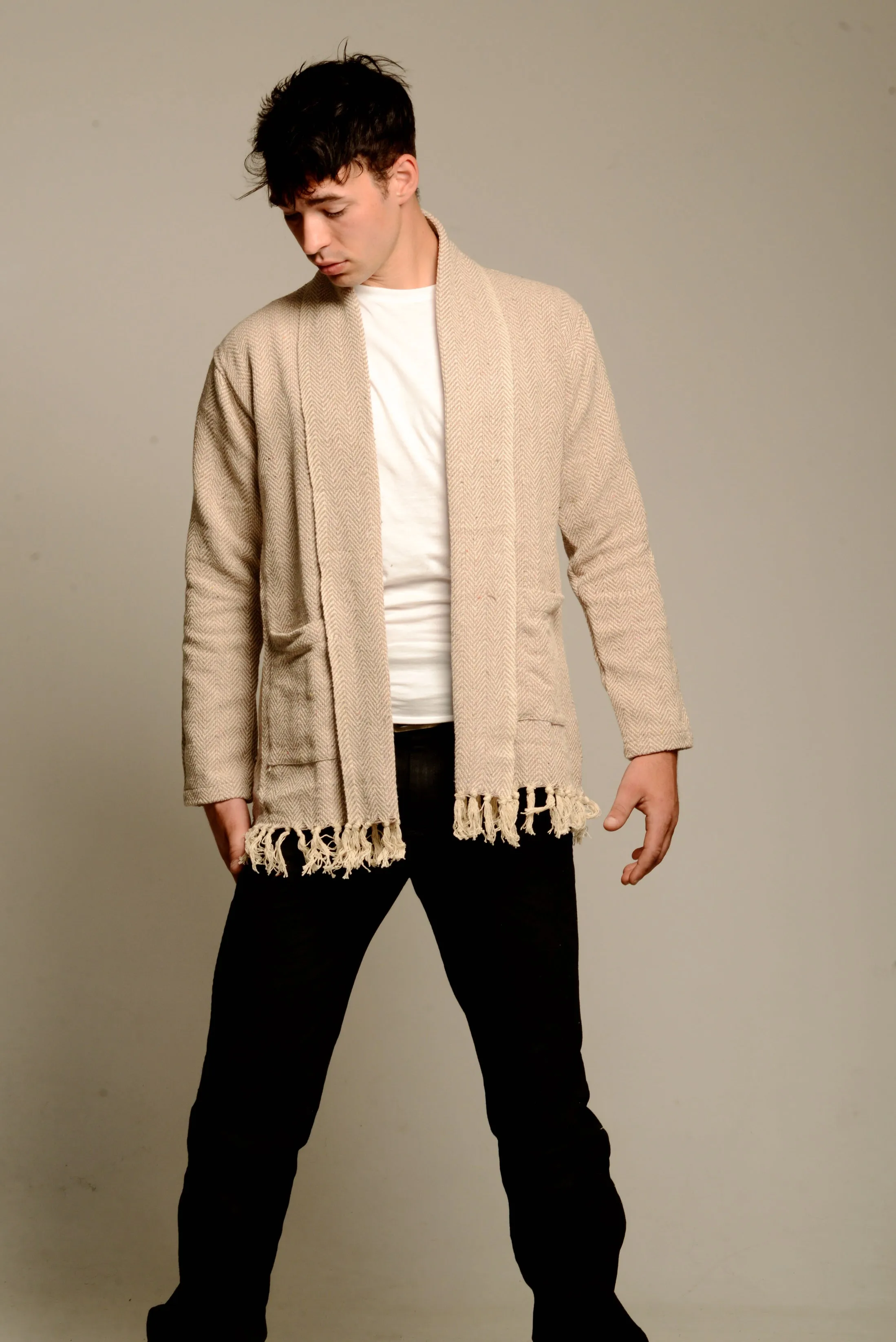Men's Neutral Cardigan