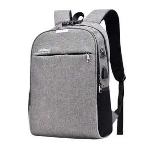 Men's Rechargeable Waterproof Business Leisure Shirt Computer Backpacks