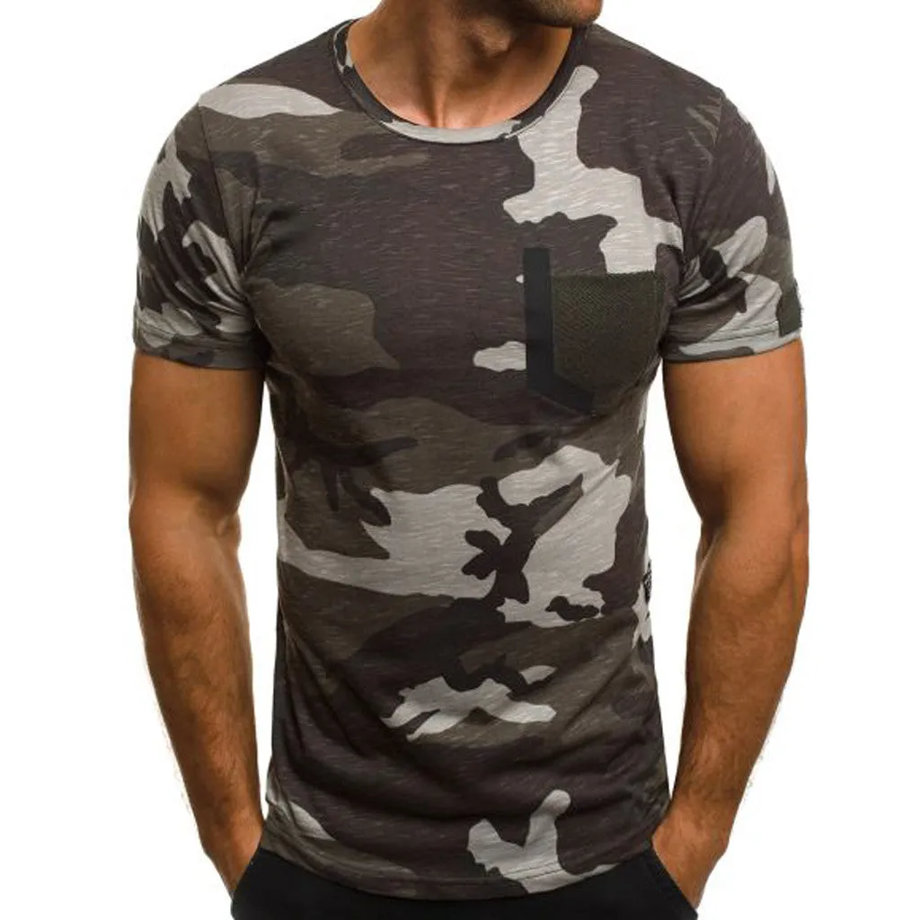 MEN'S SS CAMO TEE