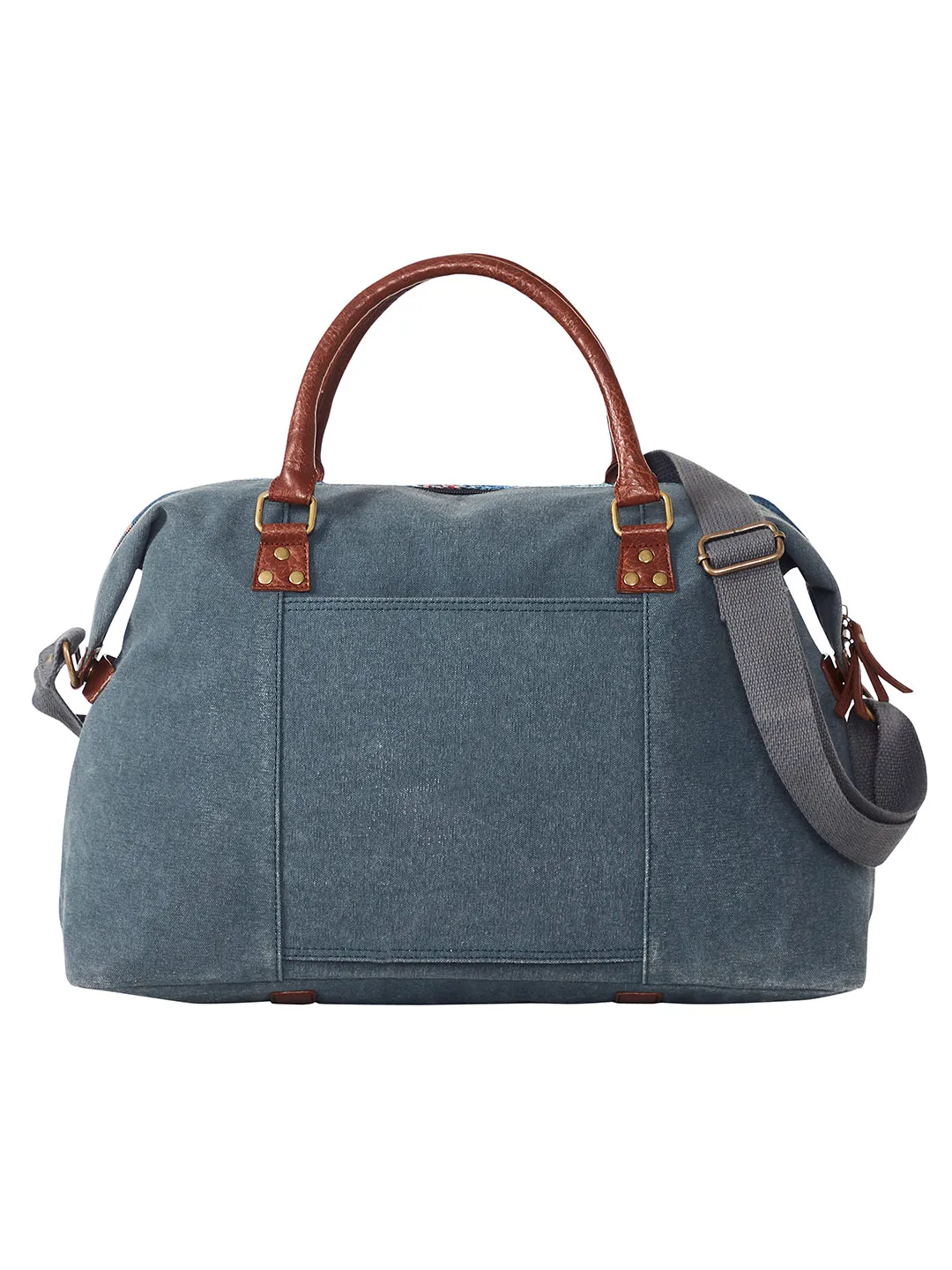 Mona B Large Kilim Inspired Duffel Gym Travel and Sports Bag with Outside Pocket and Stylish Design for Women: Amelia