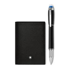 MONTBLANC Gift Set with StarWalker Fineliner and Montblanc Sartorial Business Card Holder