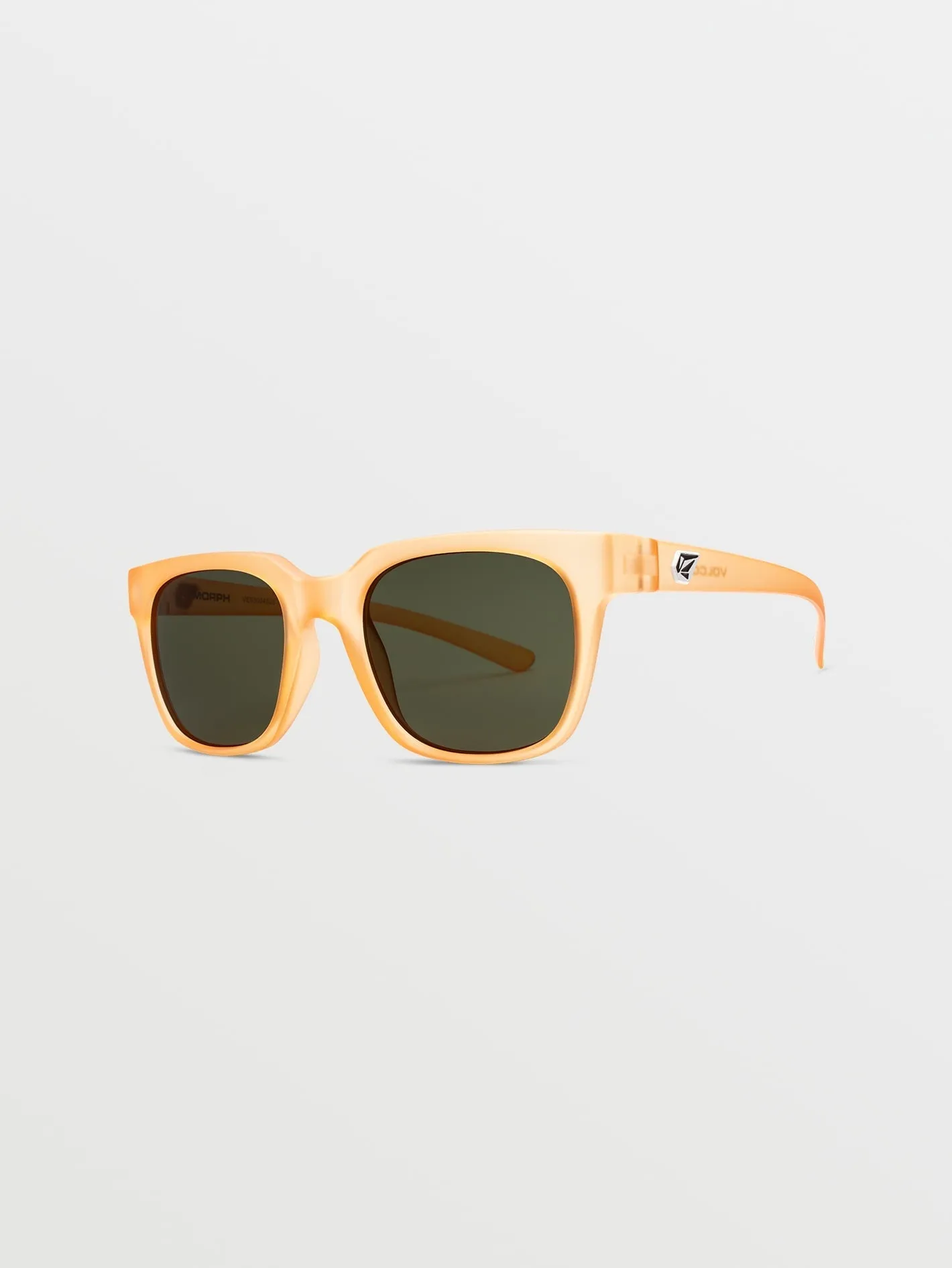 Morph Matte Amber Sunglasses (Green Gray Lens) - AMBER ROCK