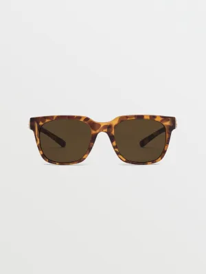 Morph Matte Tort Sunglasses (Bronze Lens) - BRONZE