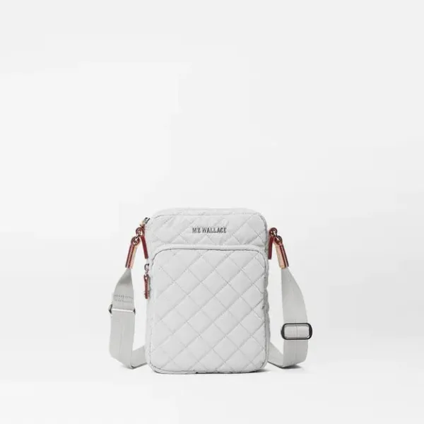 MZ Wallace Metro Quilted Crossbody in Liquid Pebble