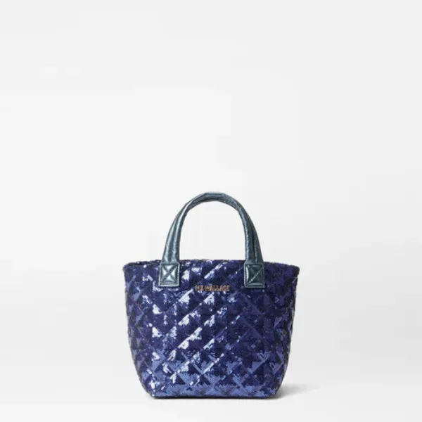 MZ Wallace Micro Metro Tote Deluxe in Sapphire Sequin