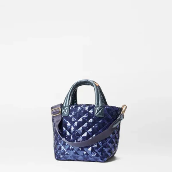 MZ Wallace Micro Metro Tote Deluxe in Sapphire Sequin