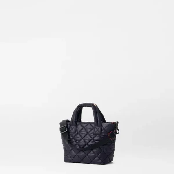 MZ Wallace Petite Metro Tote Deluxe in Black