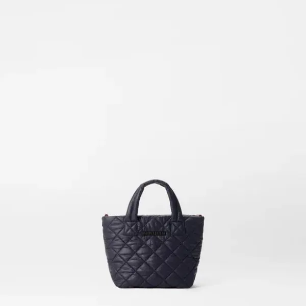 MZ Wallace Petite Metro Tote Deluxe in Black