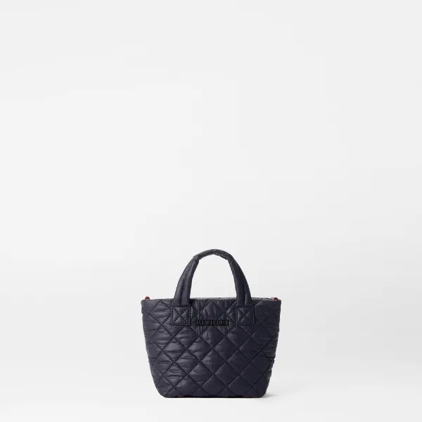 MZ Wallace Petite Metro Tote Deluxe in Black