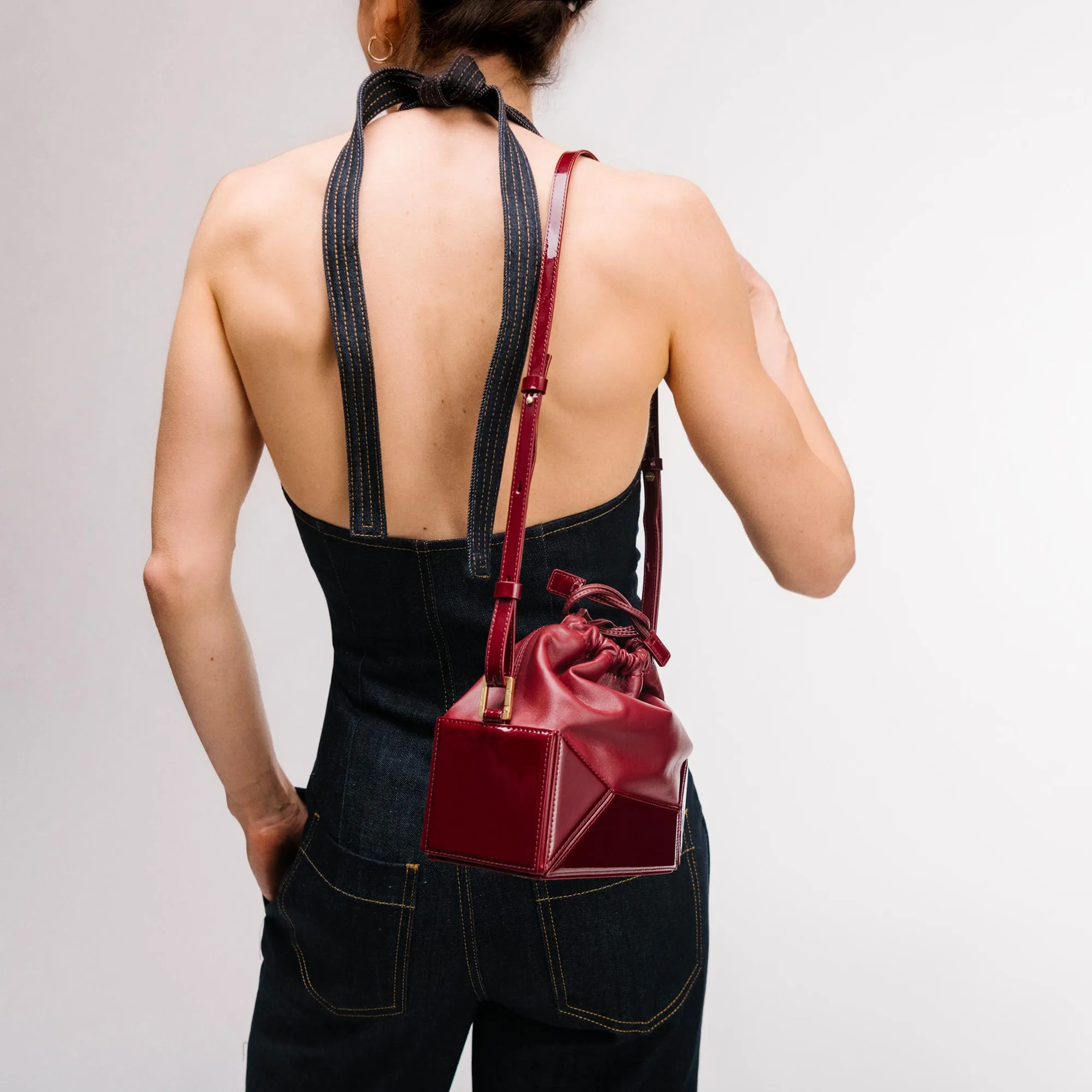Naomi Pouch - Patent Black