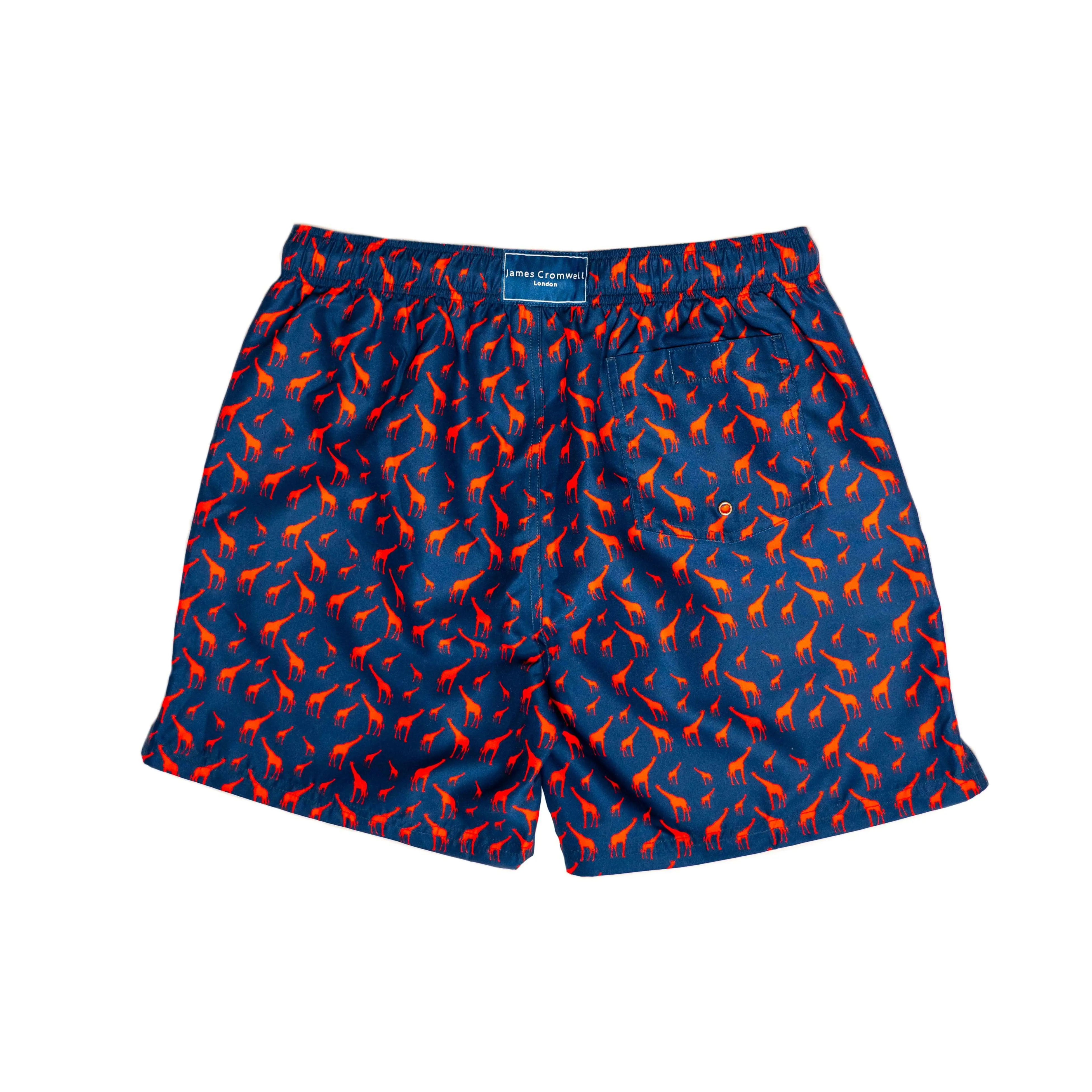 Navy Bold Giraffe