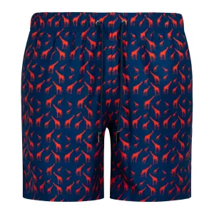 Navy Bold Giraffe