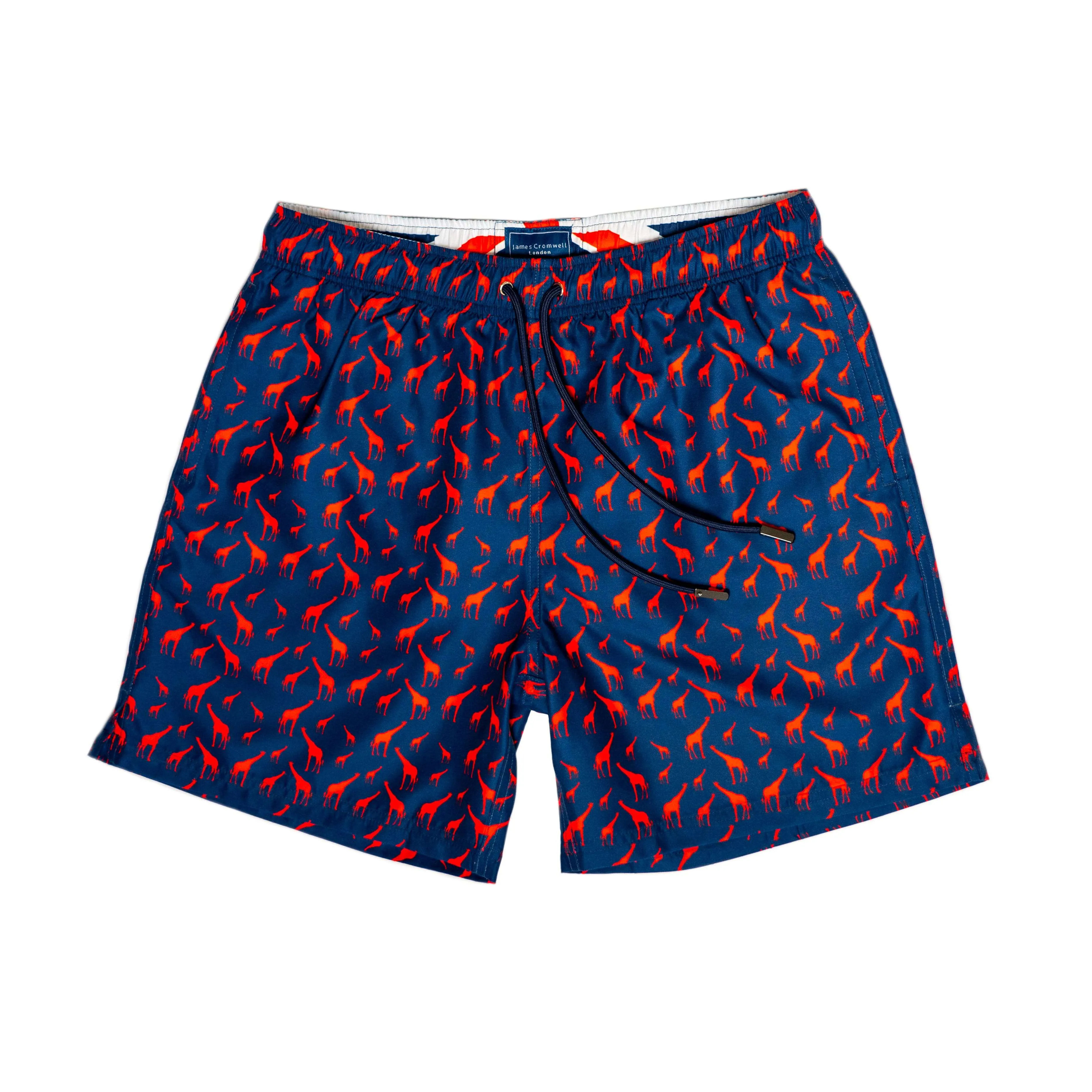 Navy Bold Giraffe