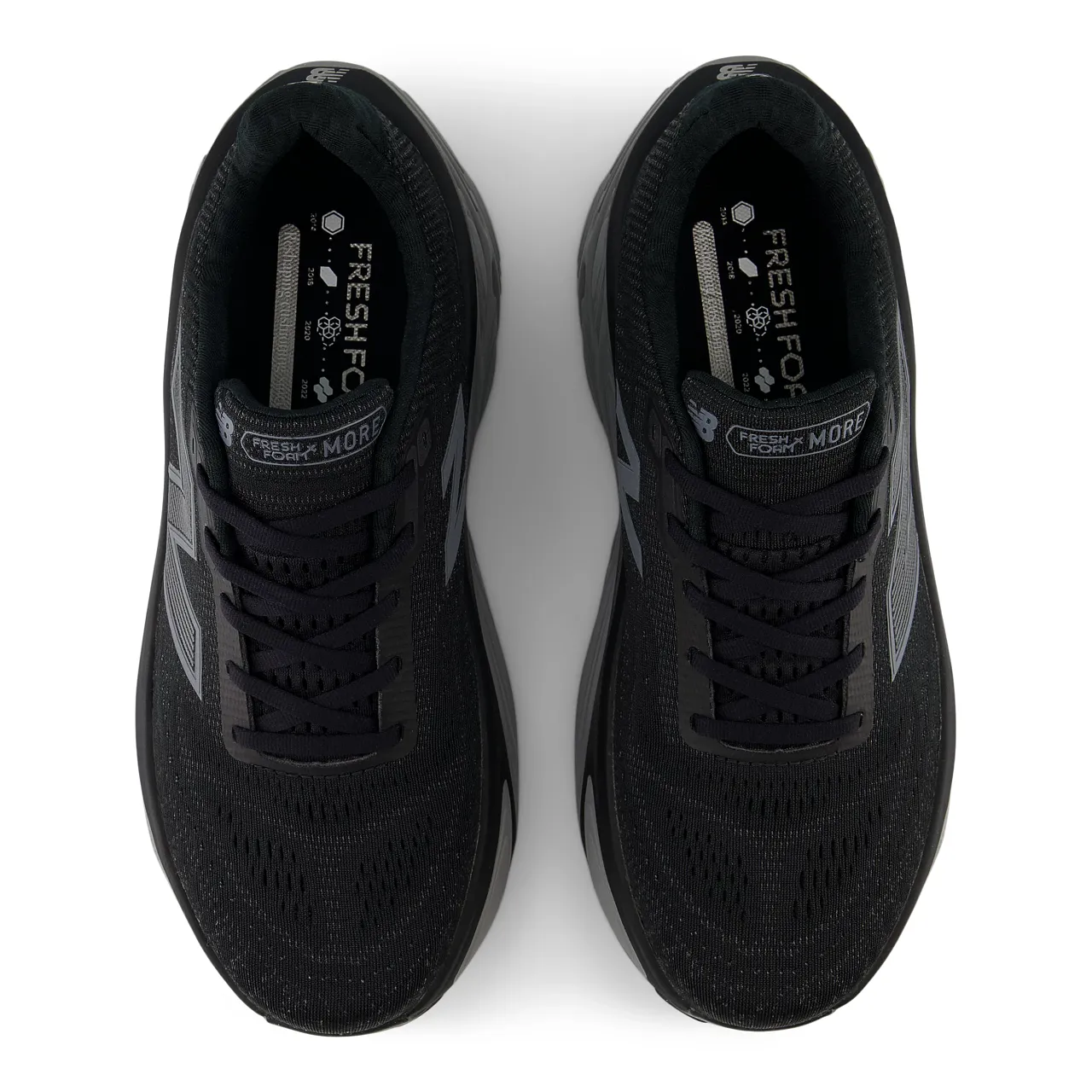 New Balance Fresh Foam More v5 (Men's) - Black Linen/Silver Metallic