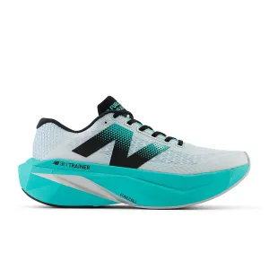 New Balance FuelCell SuperComp Trainer (Mens) - White with Cyber Jade