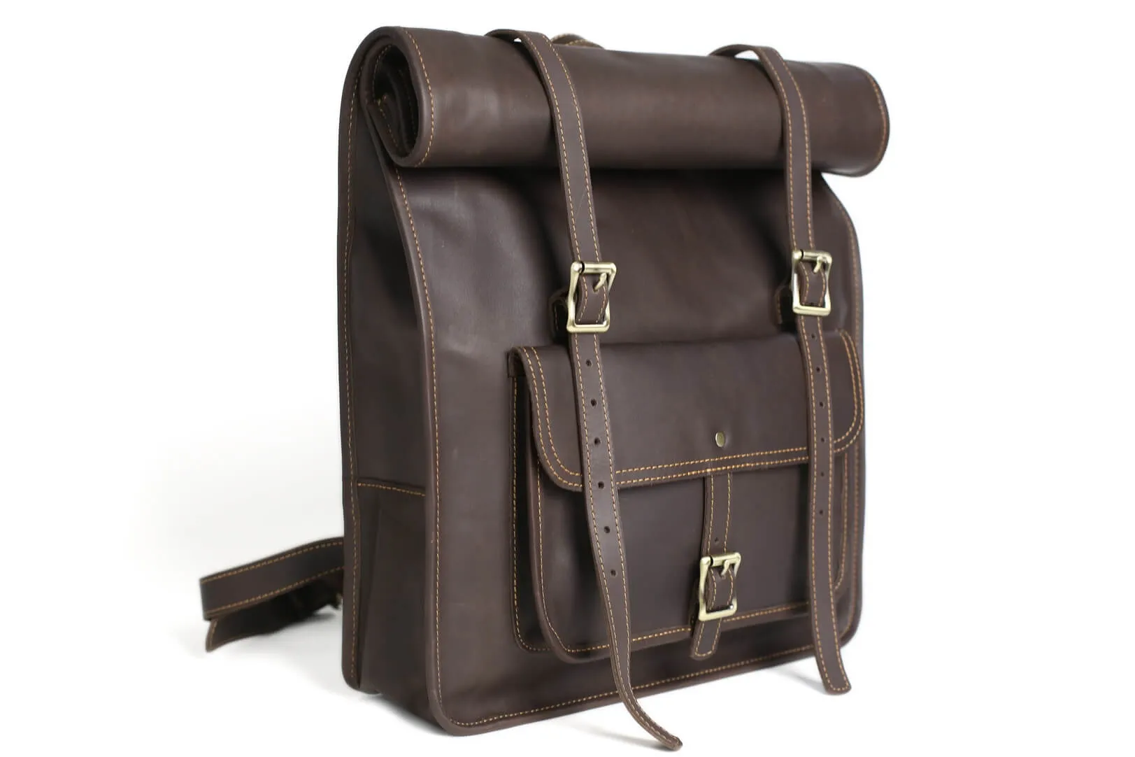 Original Design Full Grain Leather Backpack, Travelling Backpack, Handmade Laptop Backpack MG33