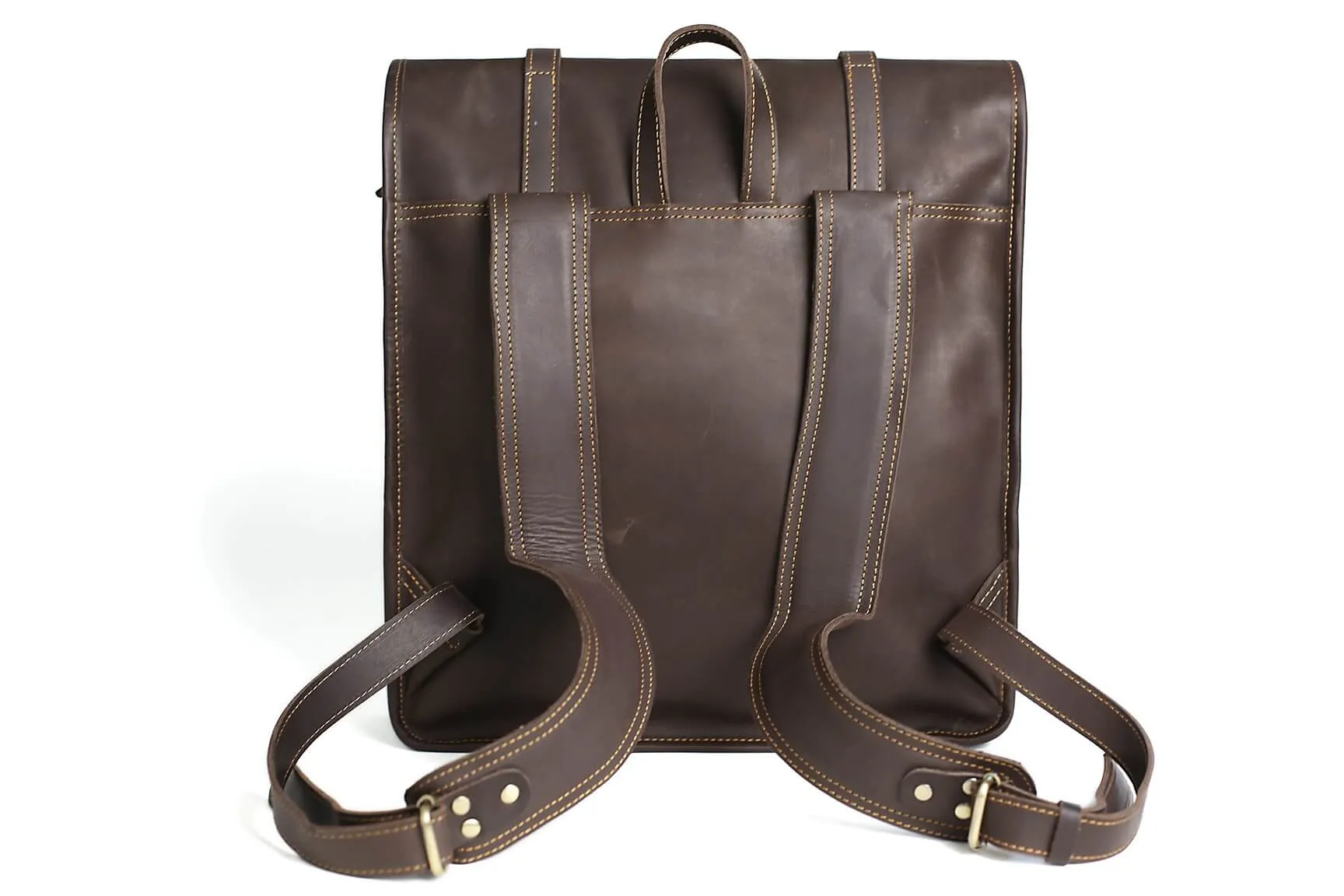 Original Design Full Grain Leather Backpack, Travelling Backpack, Handmade Laptop Backpack MG33