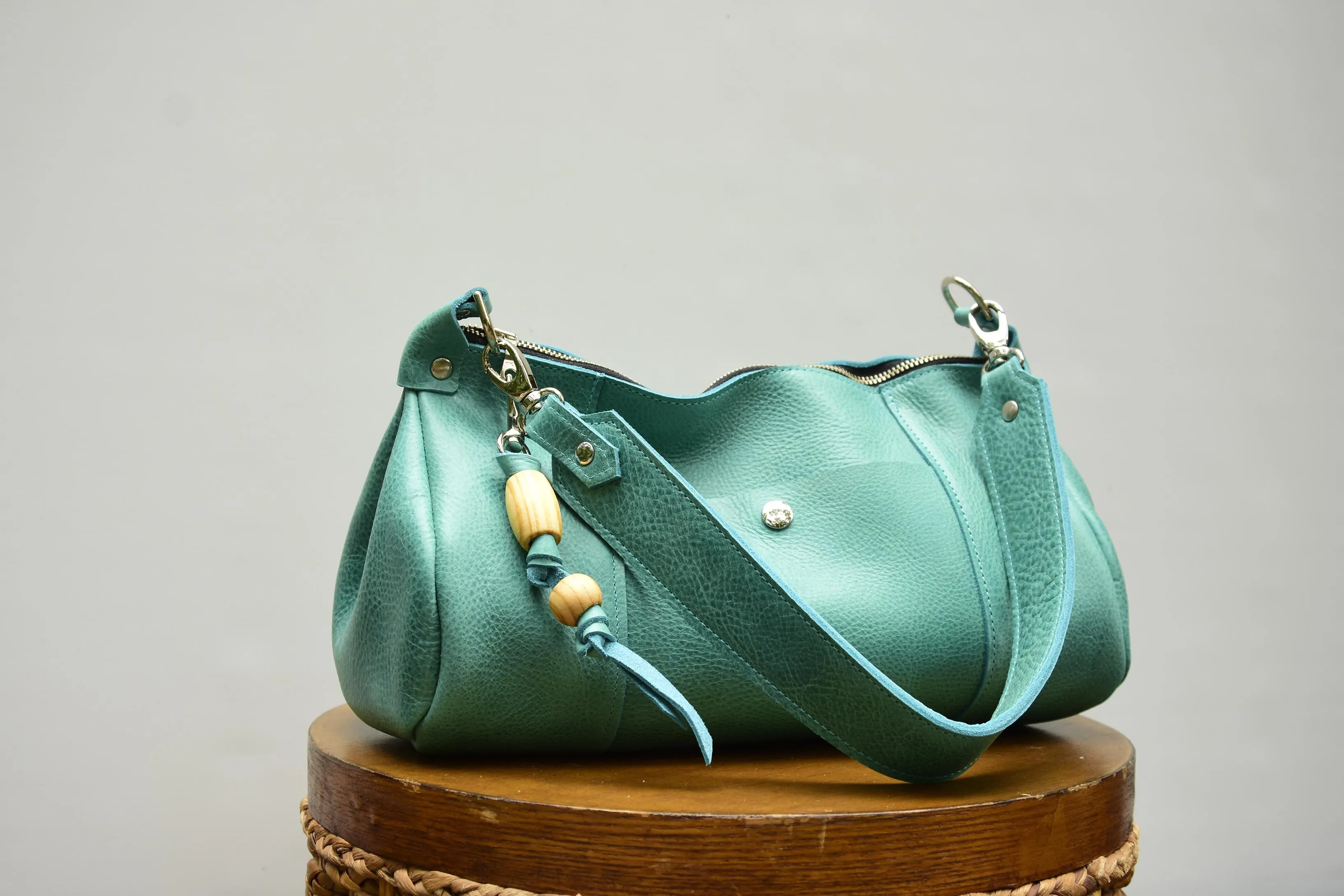 Piper Baguette Leather Shoulder Bag