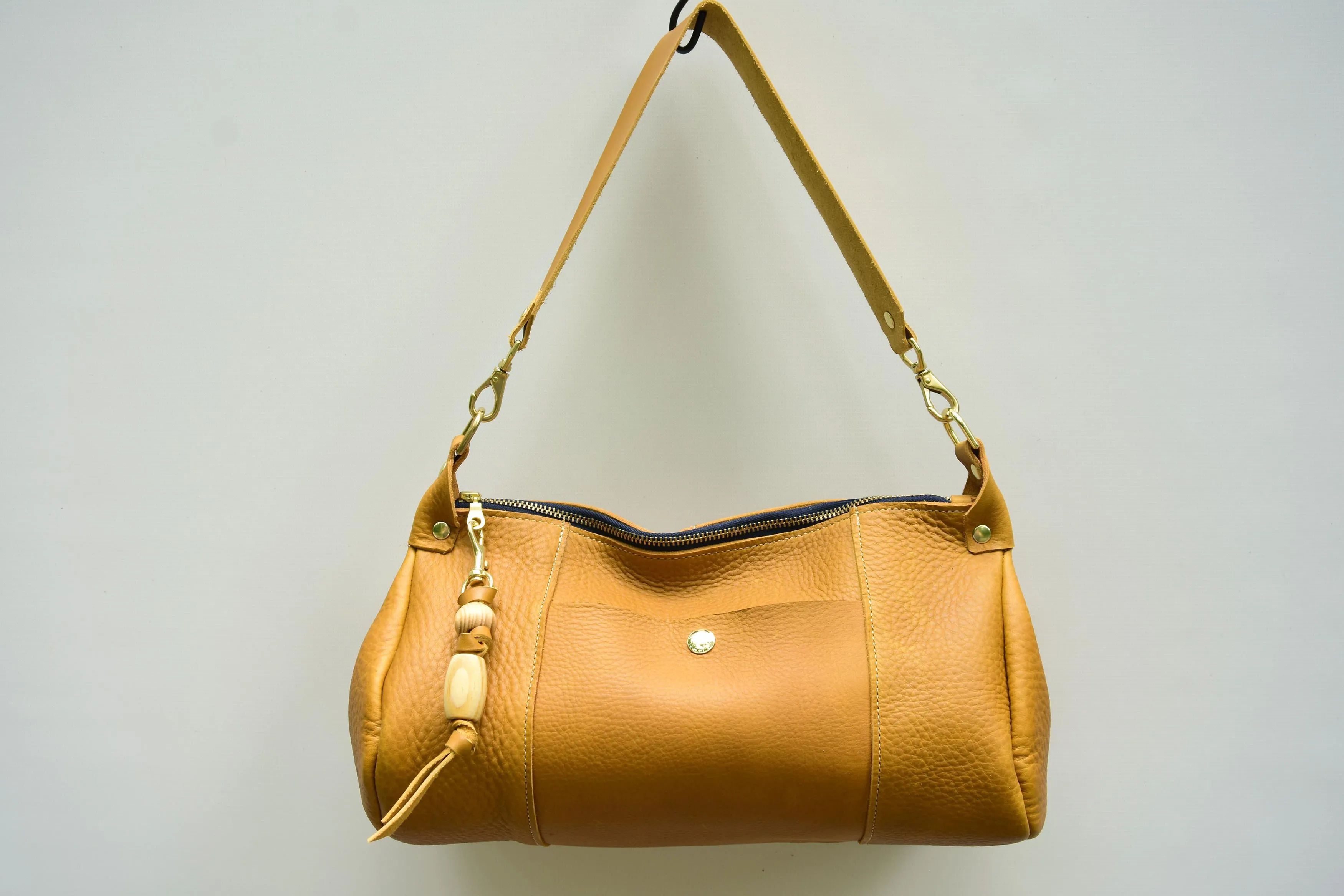 Piper Baguette Leather Shoulder Bag
