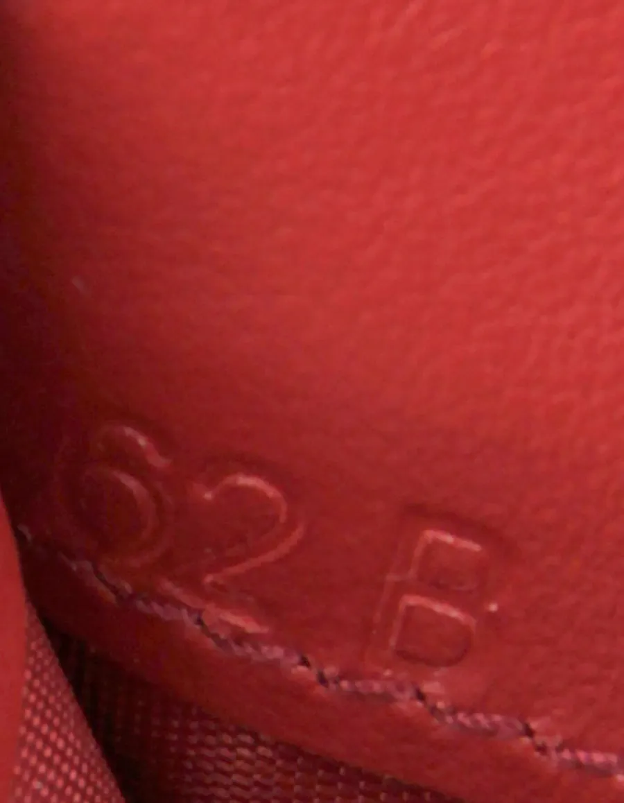 Prada Black/Red Leather Vitello Move Compact Wallet