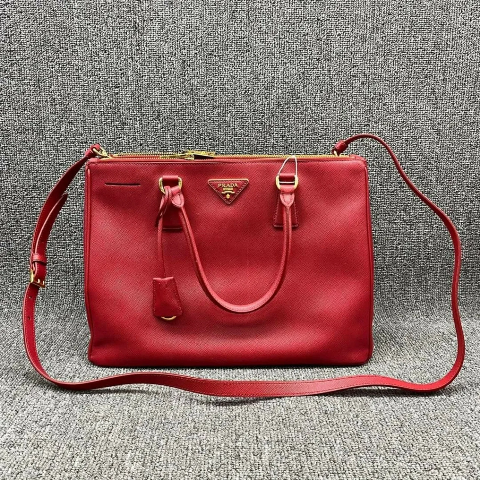Prada Galleria Leather Shoulder Bag
