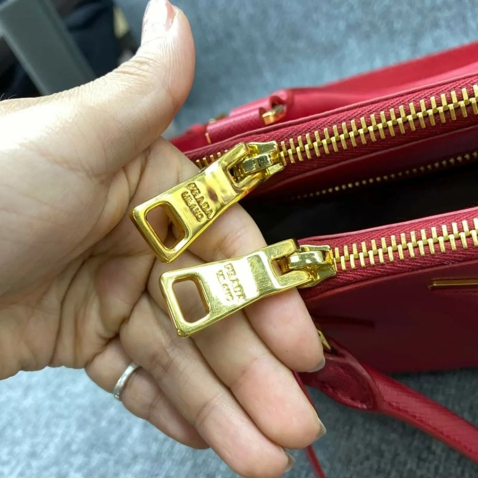 Prada Galleria Leather Shoulder Bag