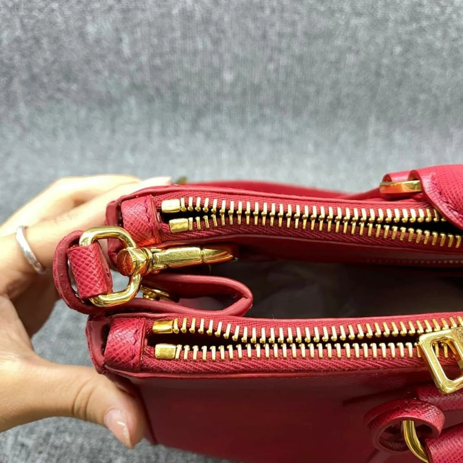Prada Galleria Leather Shoulder Bag