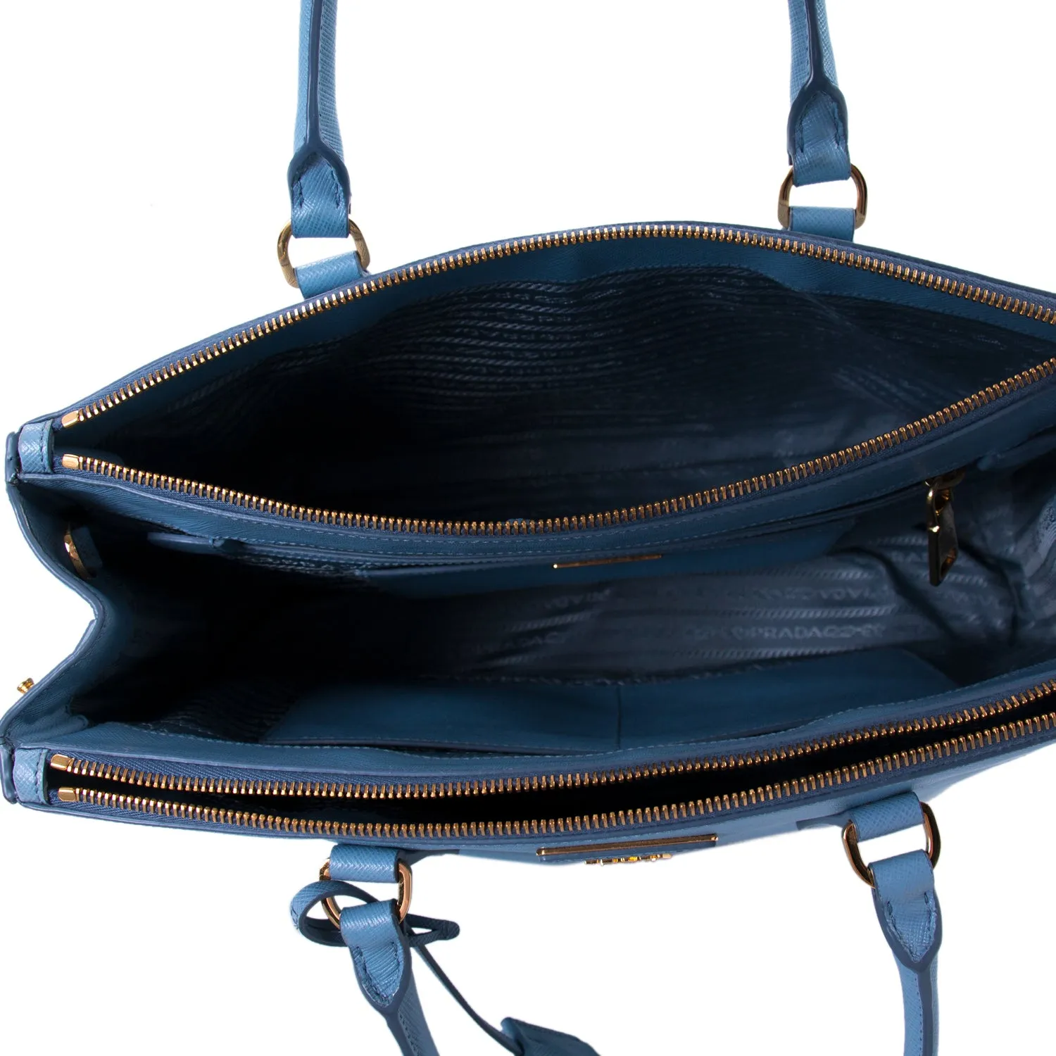 Prada Galleria Lux Medium Double Zip Tote